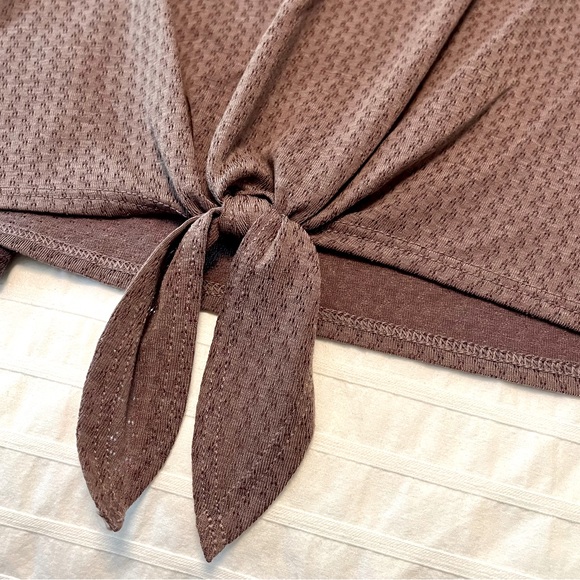 🩷🤎GapFit Breathe Tie-Front Tank Tops NWOT, Size XS (Bundle of 2) - Picture 3 of 11